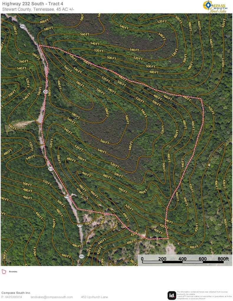 Highway 232 South Tract 4 Aerial Map 2