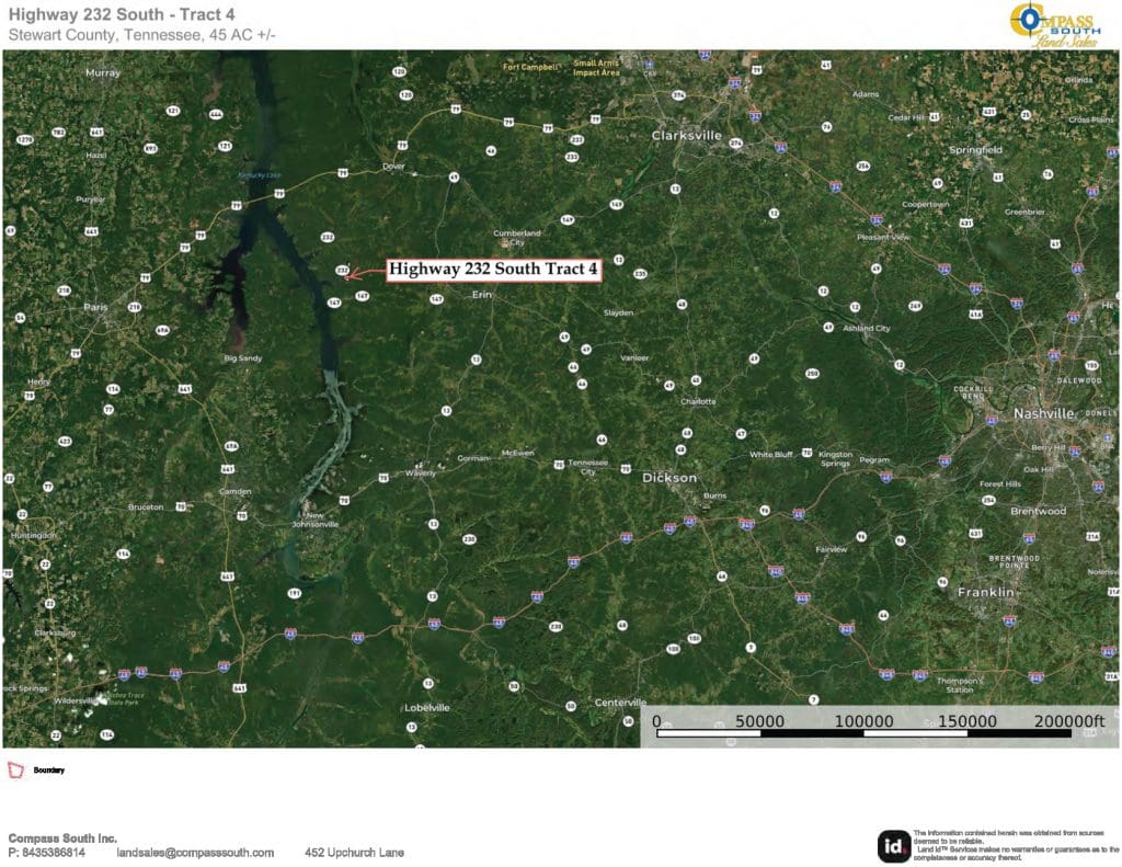 Highway 232 South Tract 4 Location Map 