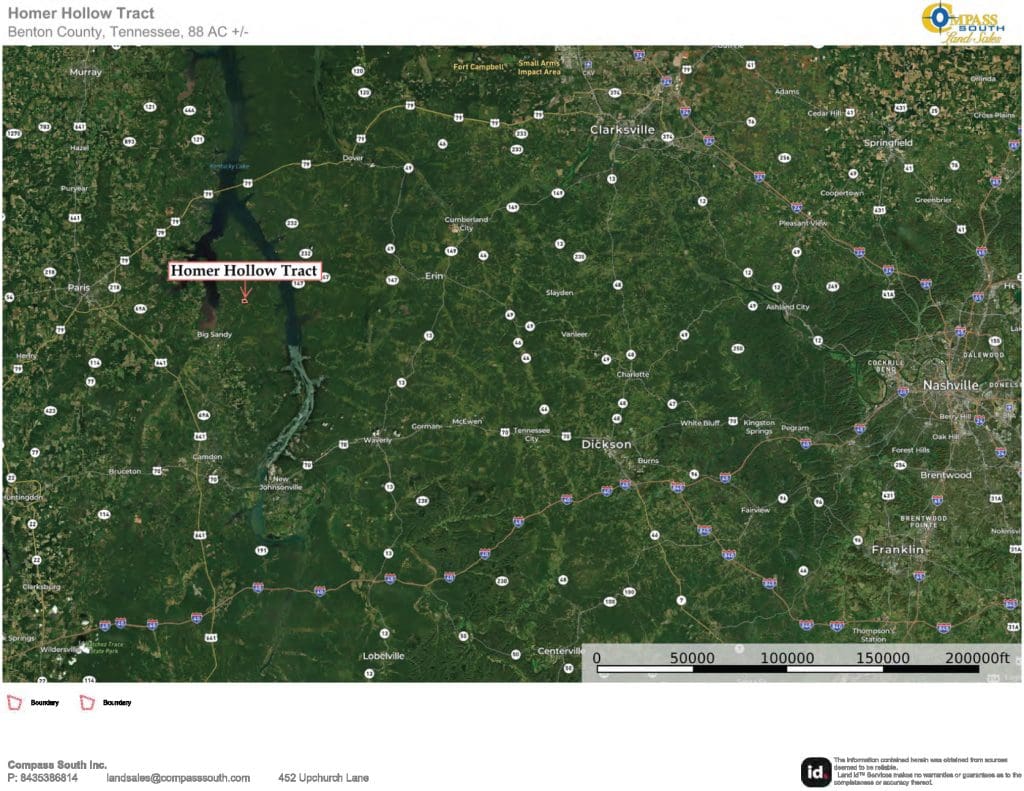 Homer Hollow Tract Loc1 Tennessee land for sale 