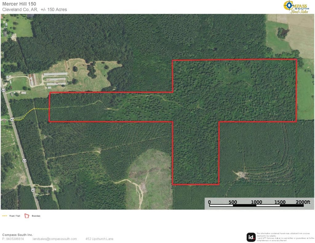 Mercer Hill Tract Aerial Map 