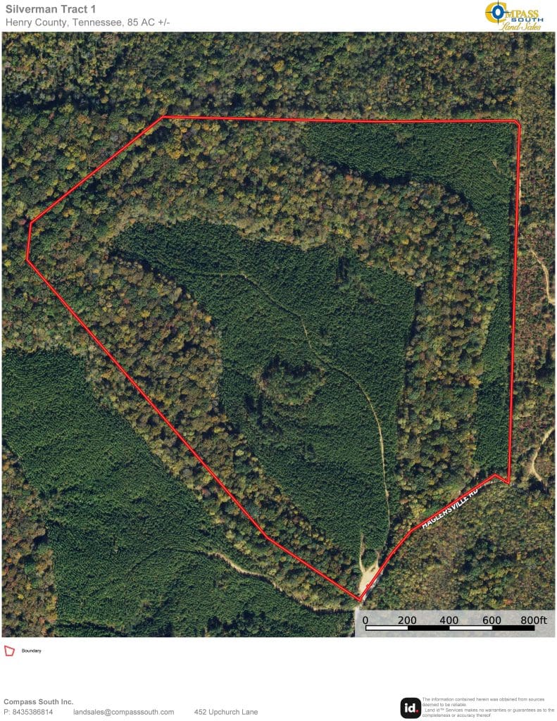 Silverman Tract 1 Aerial Map 1