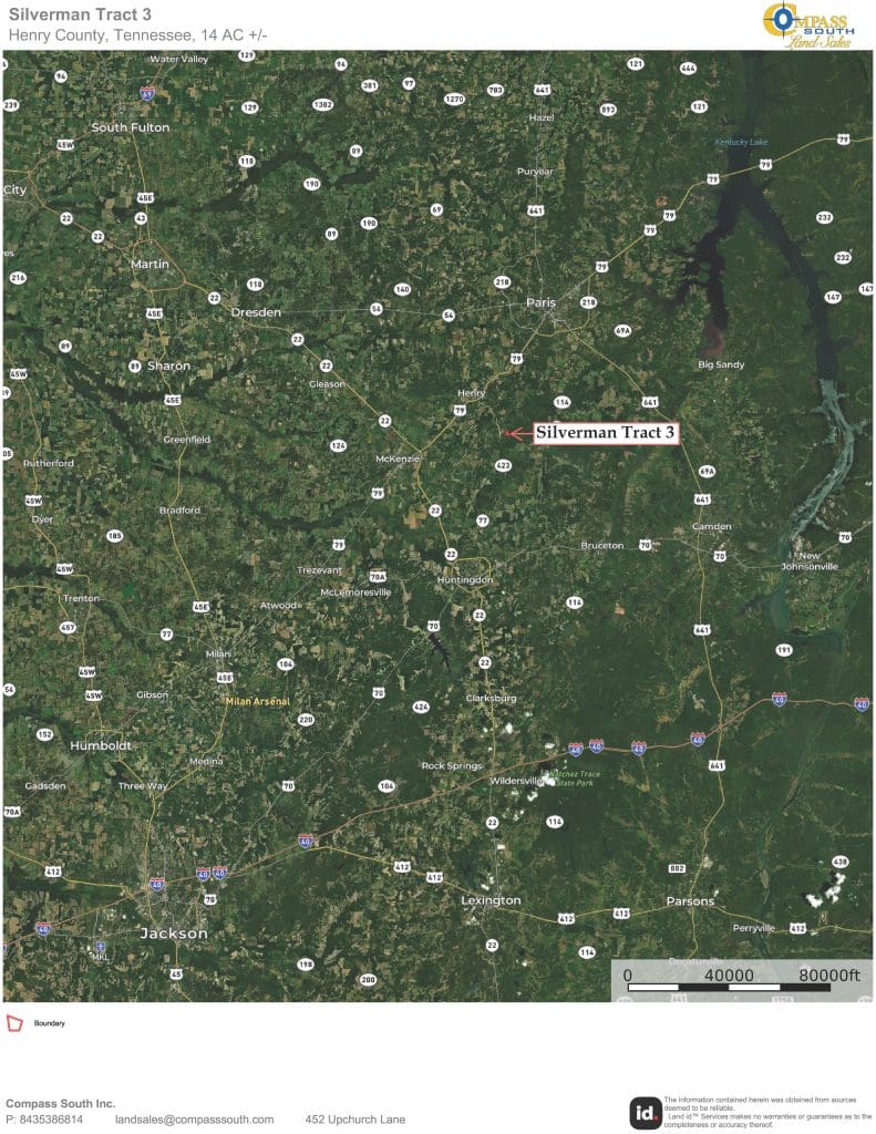 Silverman Tract 3 Location Map 2
Tennessee land for sale