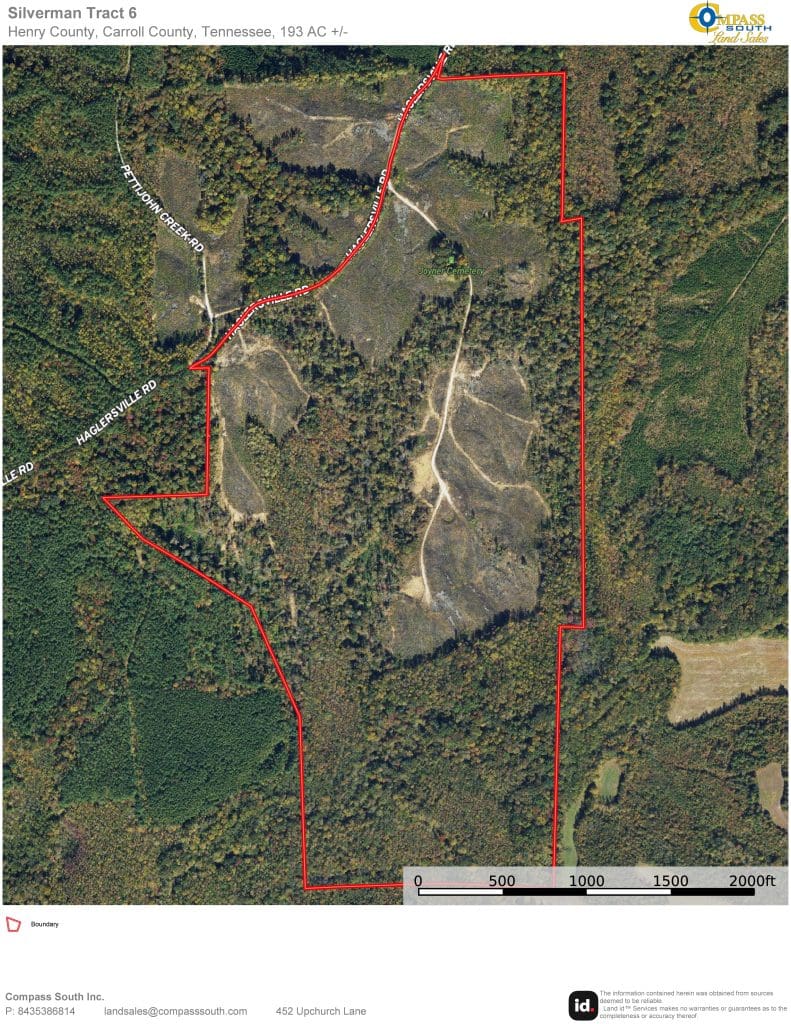 Silverman Tract 6 Aerial Map 