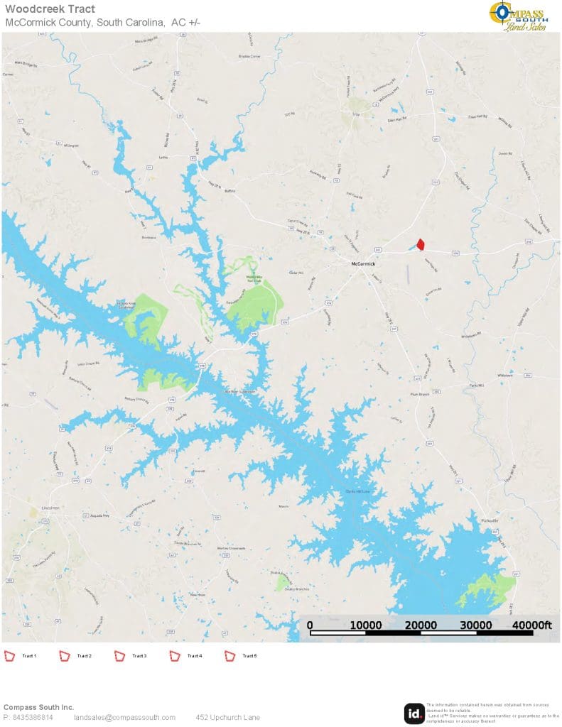 Woodcreek Tract 2 Location Map 1
South Carolina land for sale