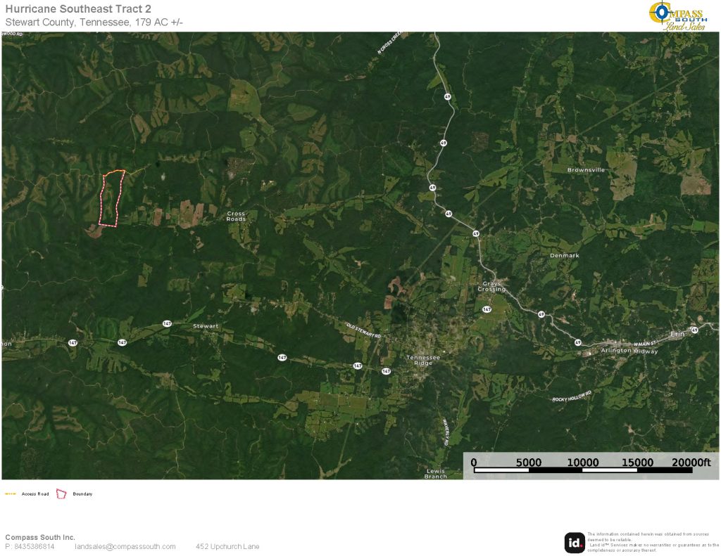 Hurricane Creek Southeast Tract 2 Location Map 2