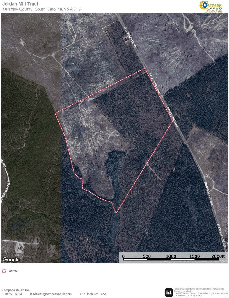 Jordan Mill Tract Aerial Map 