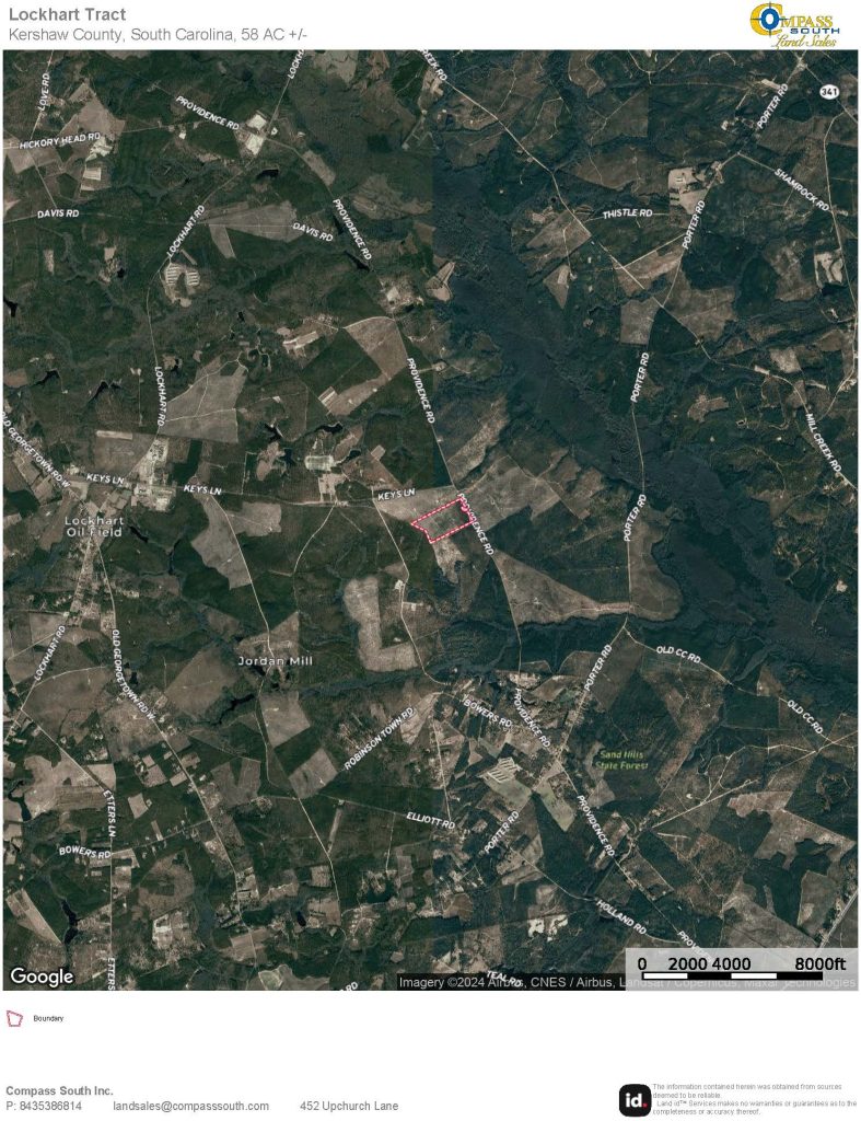 Lockhart Tract Location Map 1
South Carolina land for sale