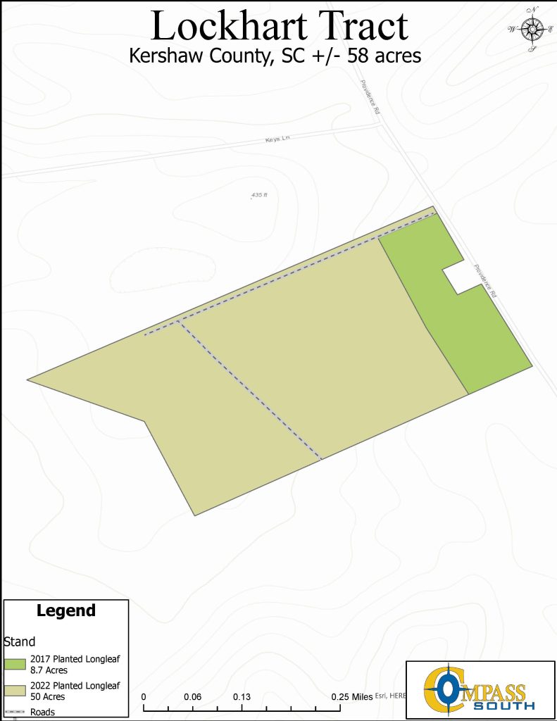 Lockhart Tract Type Map 
South Carolina land for sale