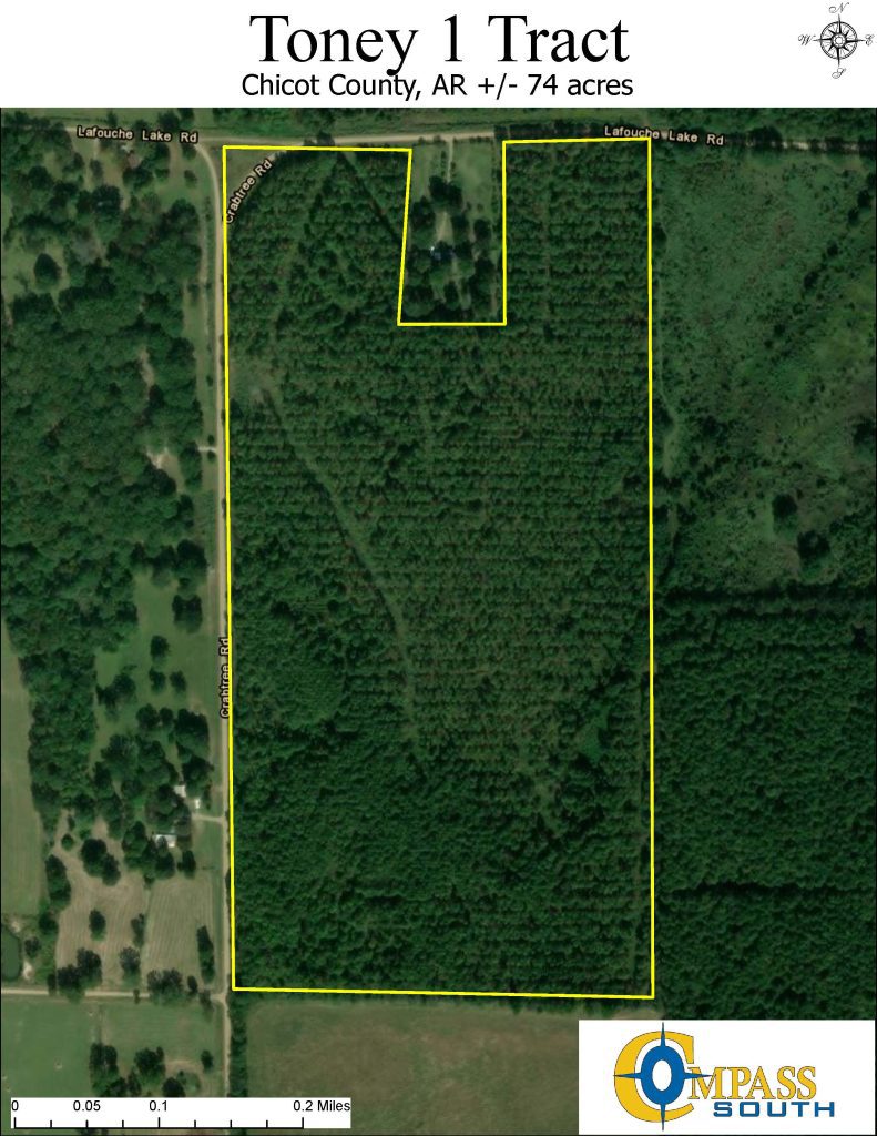 Toney 1 Tract Aerial
Arkansas land for sale 