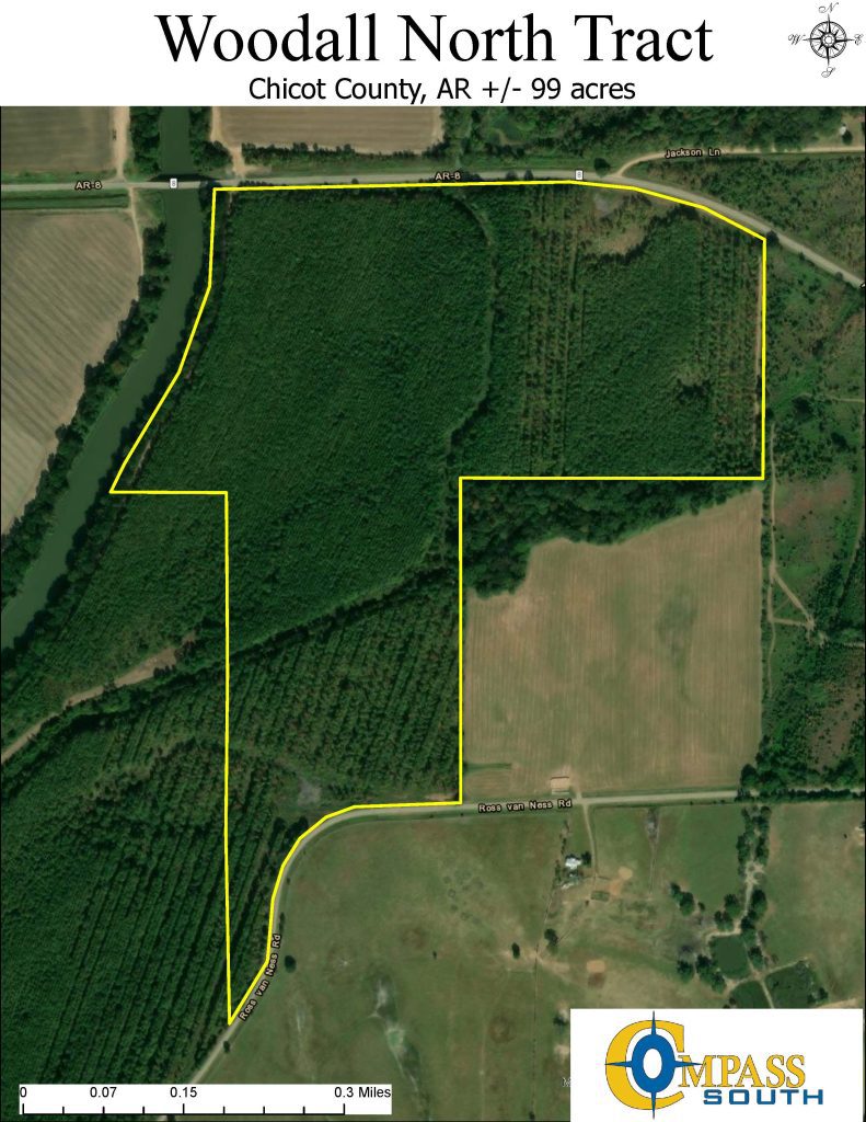 Woodall North Aerial
 Arkansas land for sale