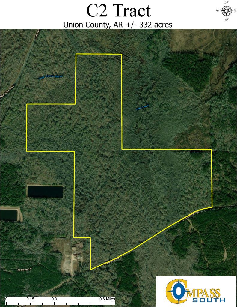 C2 Tract Aerial Map 
Arkansas land for sale