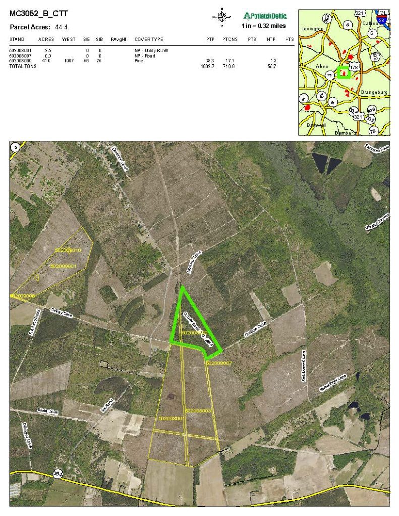 Chrisland Drive Tract Type Map 