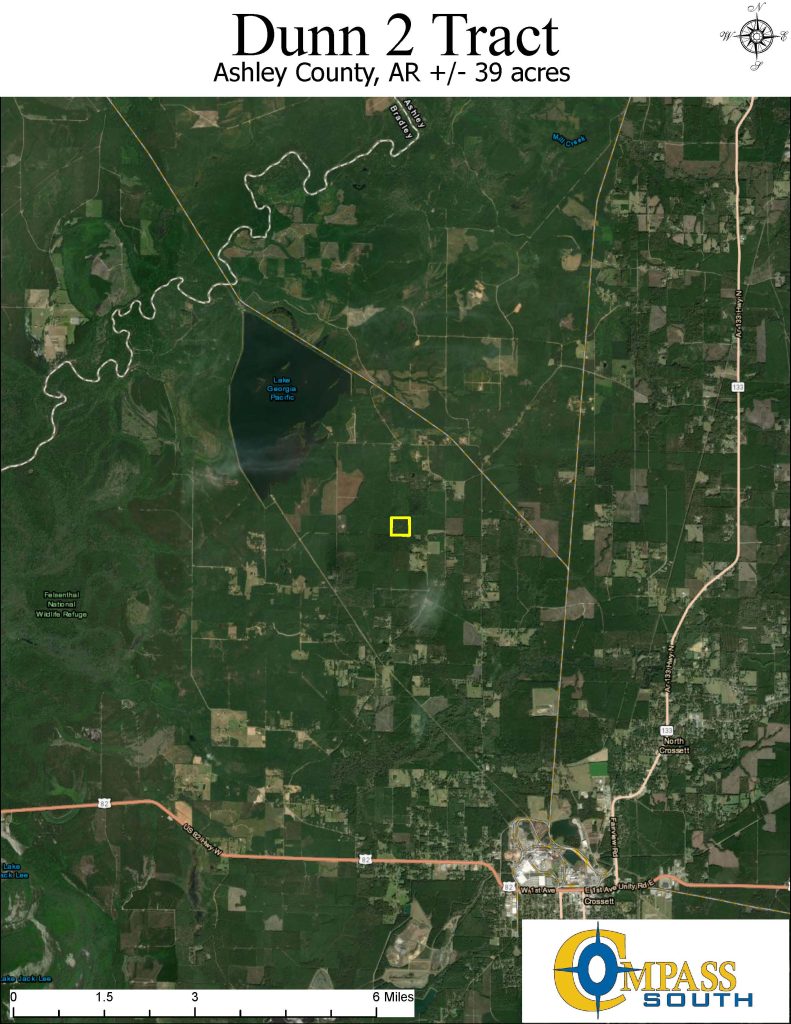 Dunn 2 Tract Location Map 1
Arkansas land for sale