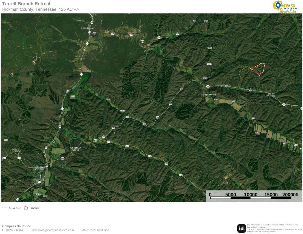 Terrell Branch Retreat Location Map 2