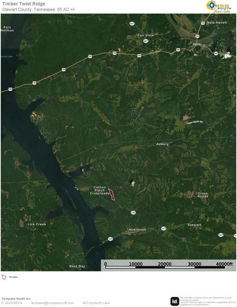 Timber Twist Ridge Location Map 2 Tennessee land for sale