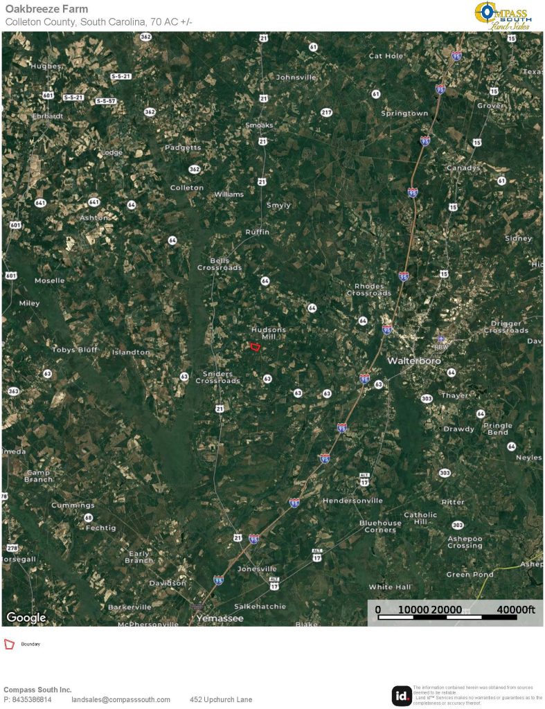 Oakbreeze Farm Location Map 1