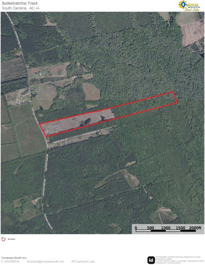 Salkehatchie Tract Aerial Map