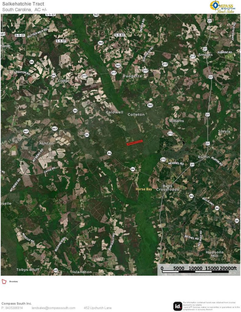Salkehatchie Tract Location Map 1