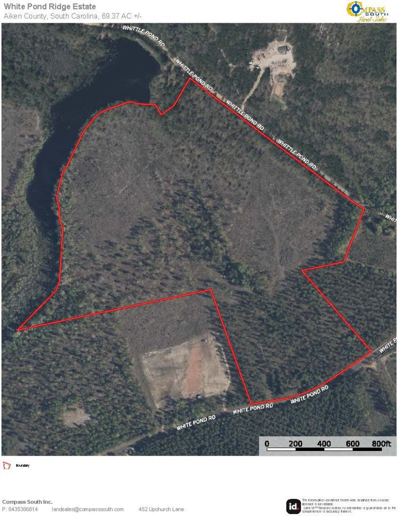White Pond Ridge Estate Aerial Map