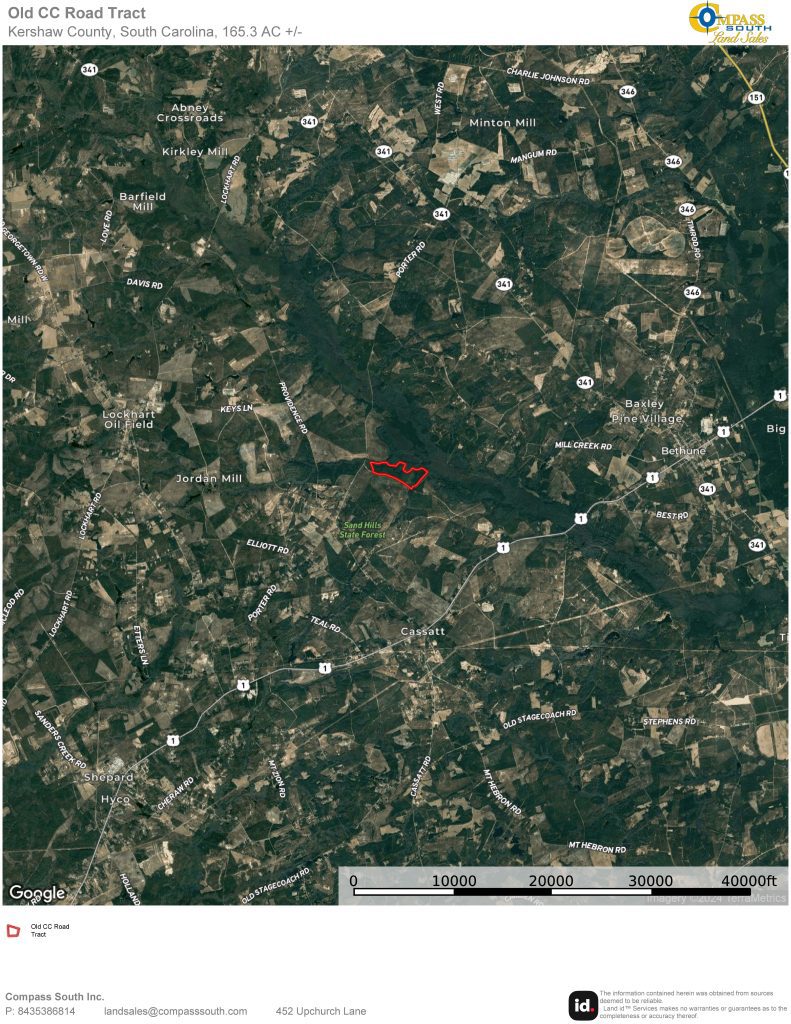 Old CC Road Tract Location Map 1