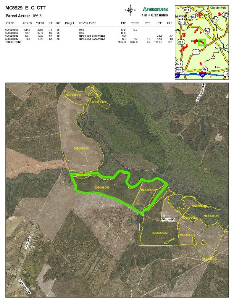 Old CC Road Tract Type Map