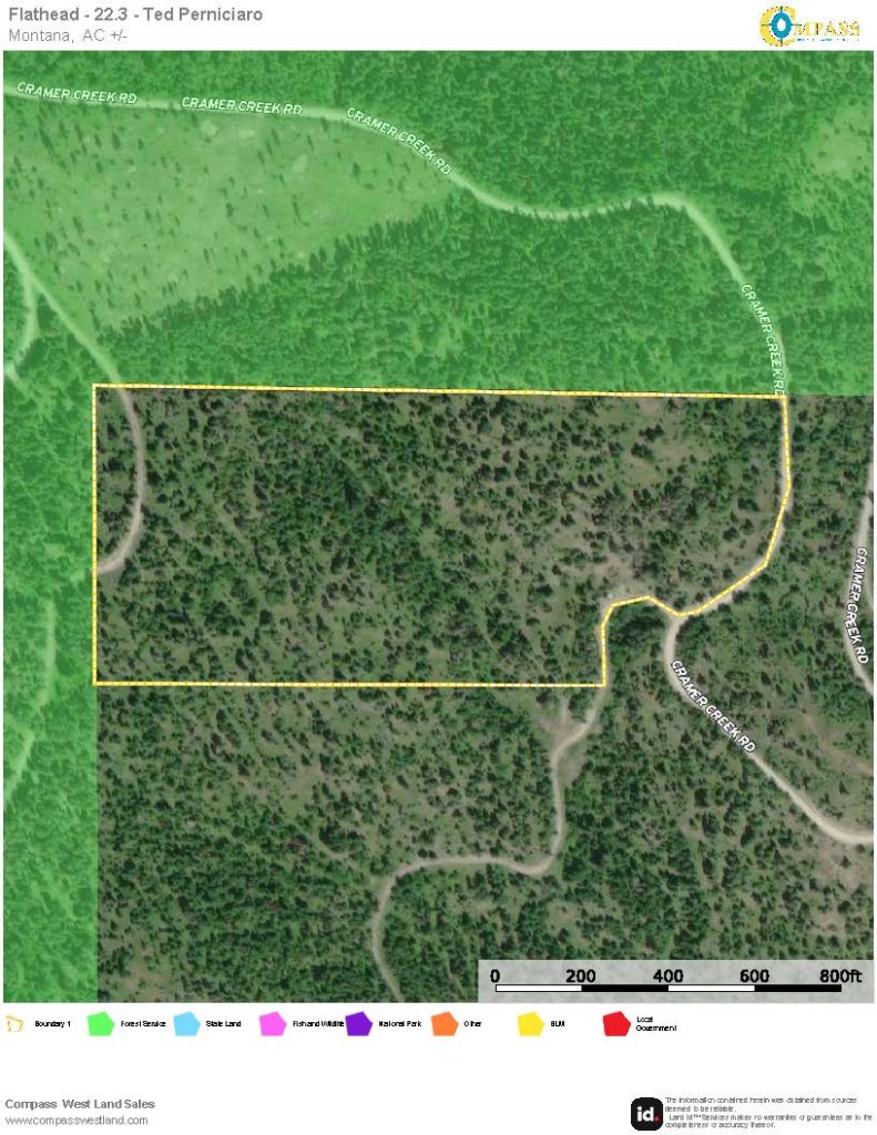 Cramer Creek Road Aerial