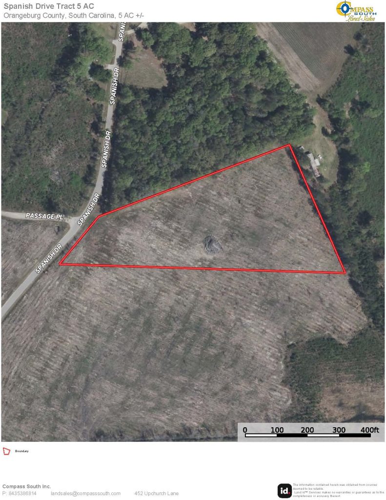 Spanish Drive Tract Aerial Map
