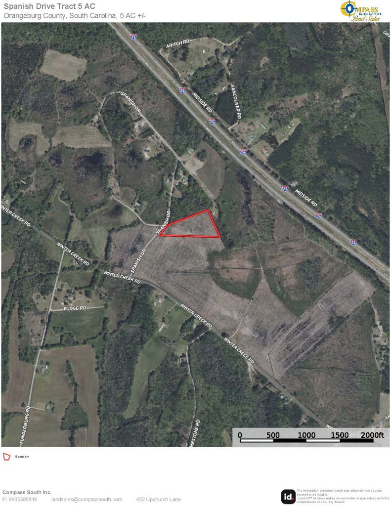 Spanish Drive Tract Location Map 1