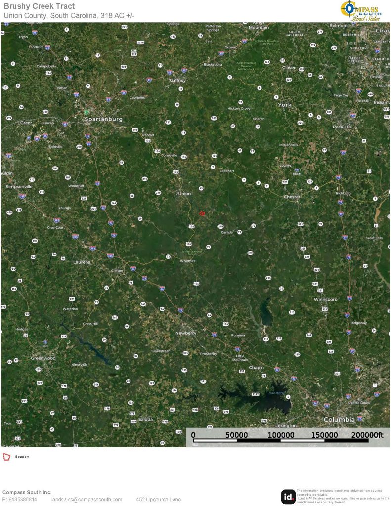 Brushy Creek Tract Location Map 2