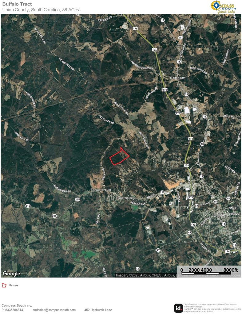 Buffalo Tract Location Map 1
