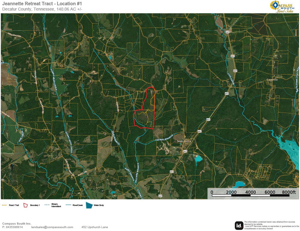Jeannette Retreat Tract Location 1